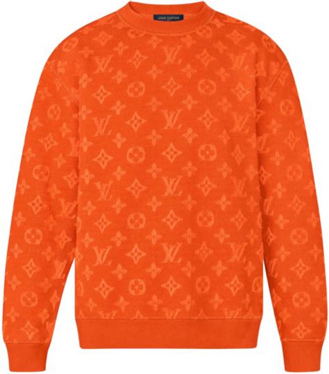 louis vuitton orange sweater|Louis Vuitton heart sweatshirt.